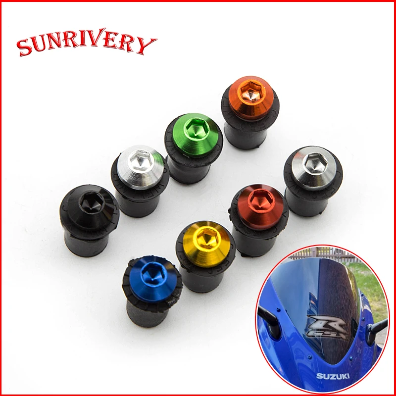 Motorcycle Universal Windscreen Windshield Bolt Screw Kit 10PCS 5mm for Yamaha Tmax xmax YZF Honda Motorcycle Accessories auto accessories motorcycle accessories motorcycle screws motorcycle fasteners