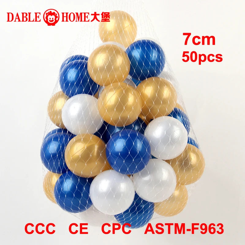 Ocean Ball Outdoor Sport Plastic with Playpen Eco-Friendly Water Pool Wave Pit 7cm50pcs Stress Air Funny Toys for Children 2