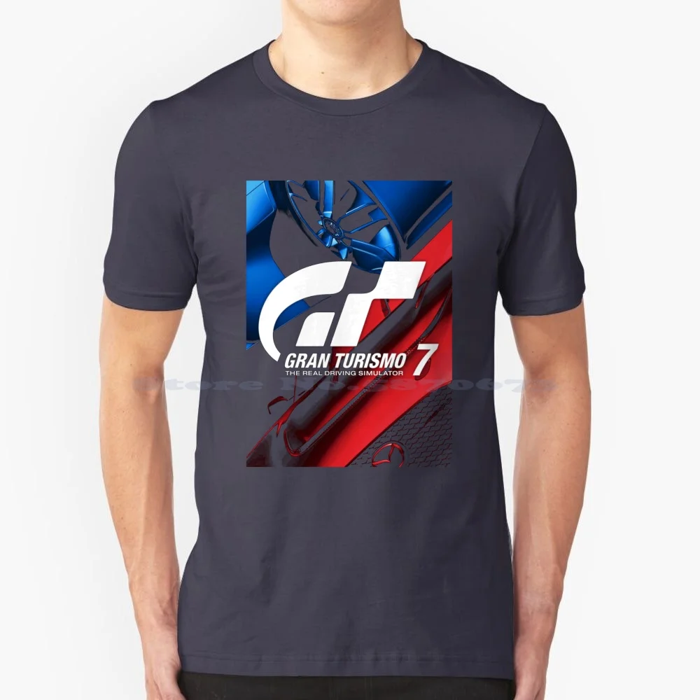 Gran Turismo 7 T Shirt 100% Cotone Tee Gran Turismo 7 Gt7 Polyphony Racing Videogioco Grand Turismo 6 Gioco Di Simulazione Del Veicolo