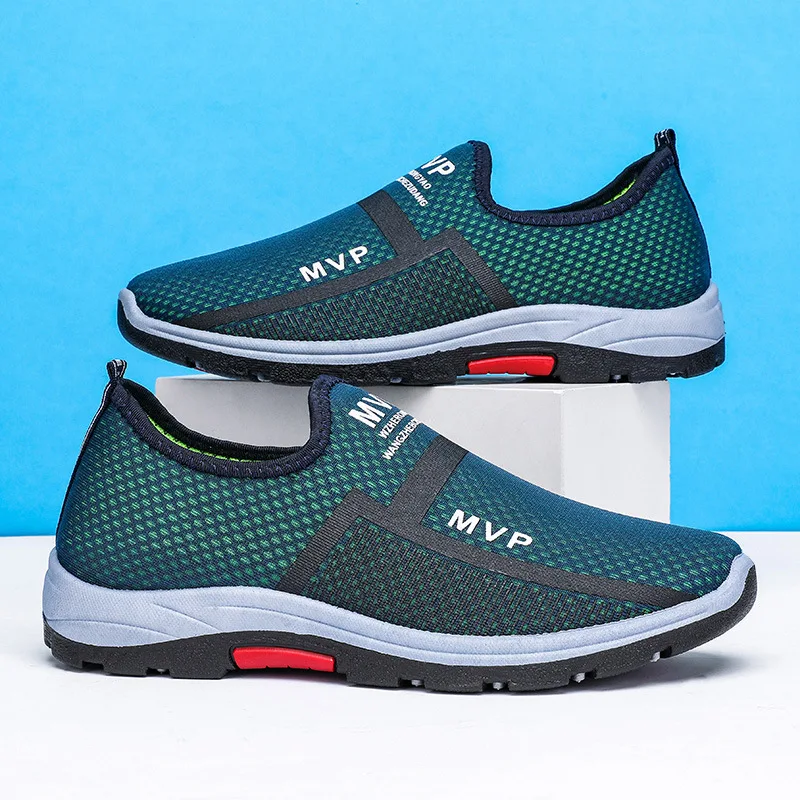 

2023 Men Casual Shoes Summer Lightweight Sneakers Men Outdoor Walking Shoes Breathable Slip on Mens Loafers Zapatillas Hombre