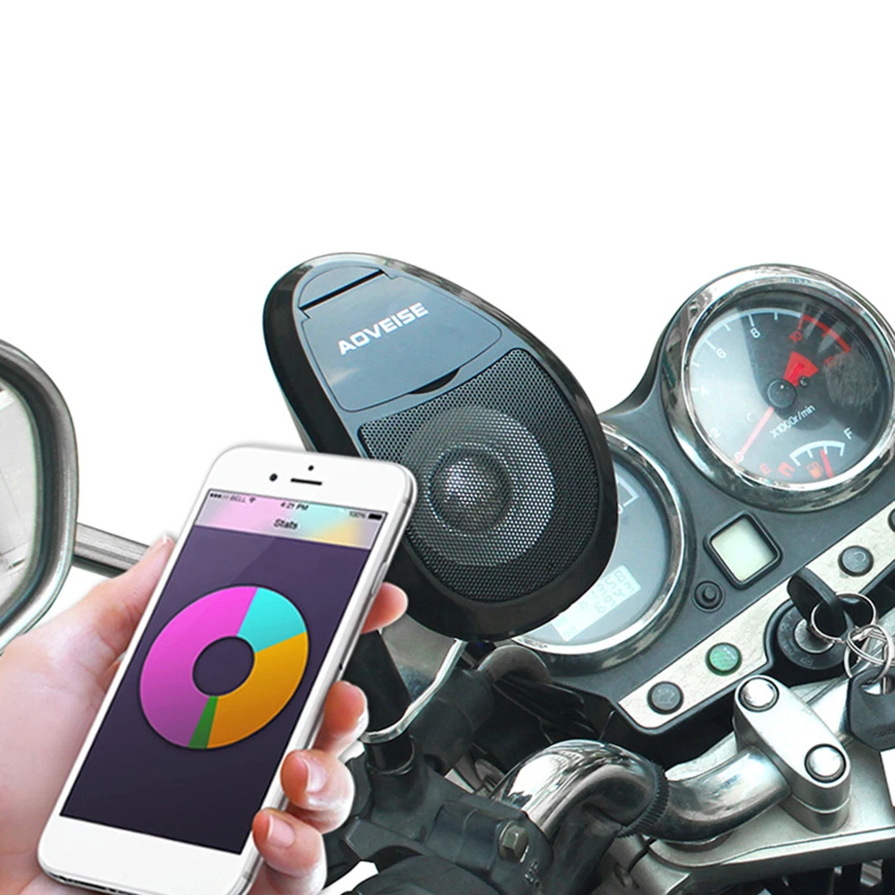 For AOVEISE MT493 Waterproof Motorcycle Bluetooth-Compatible