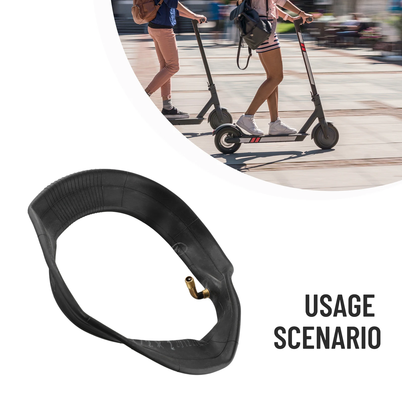 

Reliable Inner Tube For Escooter Scooter Straight/Bent Valve Options Perfect Fit For Replacement Electric Bike Accessories