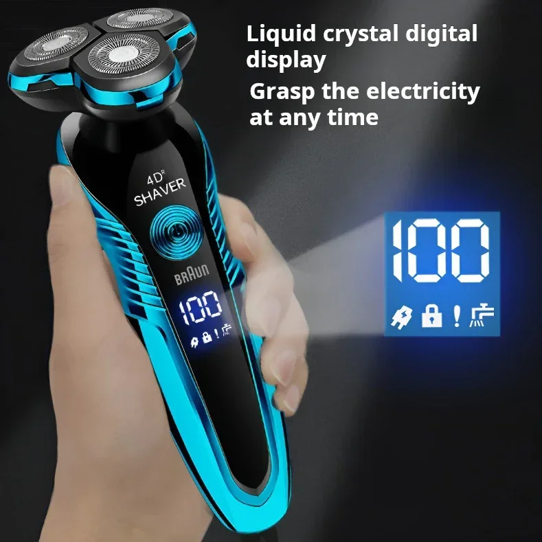 BRAUN 5320s Electric Shaver For Men Electric Hair Clipper USB Rechargeable Professional Hair Trimmer Cutter