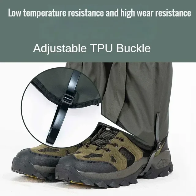 Outdoor Travel Leg Warmers Hiking Leg Gaiter Waterproof Legging Shoes Hunt Climbing Camping Winter Tourist Snow Foot Cover 6