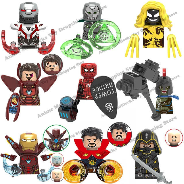 X0215 X0244 X0265 X0271 X0289 X0313 Disney cartoon blocks anime movies bricks dolls mini action toy figures kids toys gifts 1