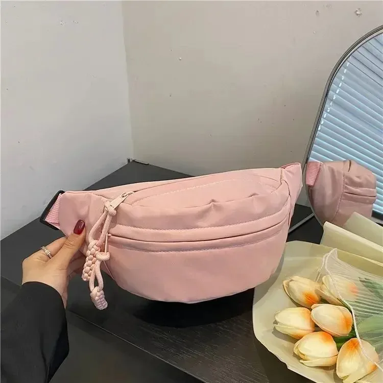 Half Moon Women's Chest Bag New Oxford Cloth Large Capacity Crossbody Bag Multifunctional Waterproof Waist Bags Travel Belt Bag 7
