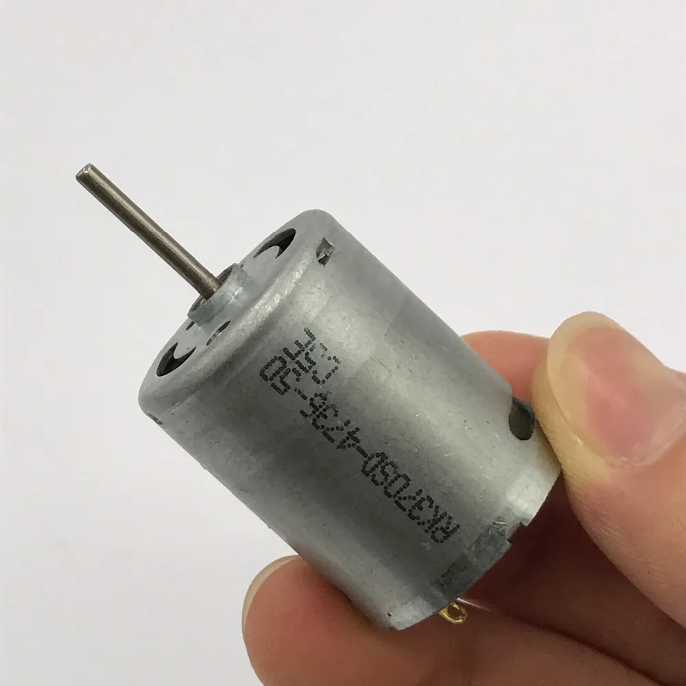 RK-370SD-4736 Mini 370 двигатель постоянного тока 3 в-12 В высокоскоростной 44000 об/мин Мощный большой крутящий момент двигатель с угольной щеткой DIY Радиоуправляемый автомобиль лодка игрушка
