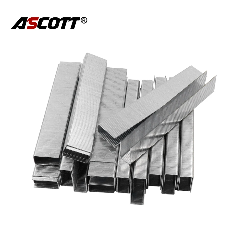 1000Pcs 20GA 스테이플 11.2mm 크라운 손톱 10/13/22mm U 자형 네일 건 손톱 가구 스테이플 실내 장식 목공 압정