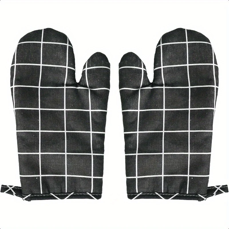 2pcs Heat-insulating Gloves, Anti-scald Microwave Gloves, High Temperature Resistant Kitchen Baking Oven Gloves