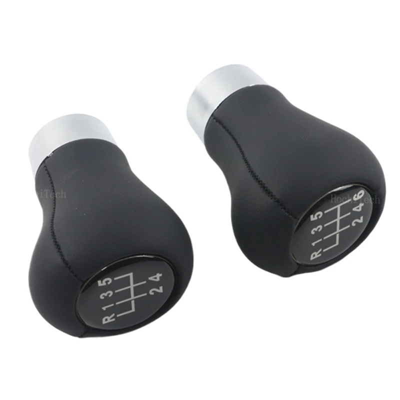 Premium Leather Gear Stick Shift Knob, 5/6 Speed, Compatible with Multiple BMW Series