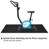 150x75x0.4CM Exercise Mat Gym Fitness Equipment for Treadmill Bike Protect Floor Mat Running Machine Shock Absorbing Pad Black 3