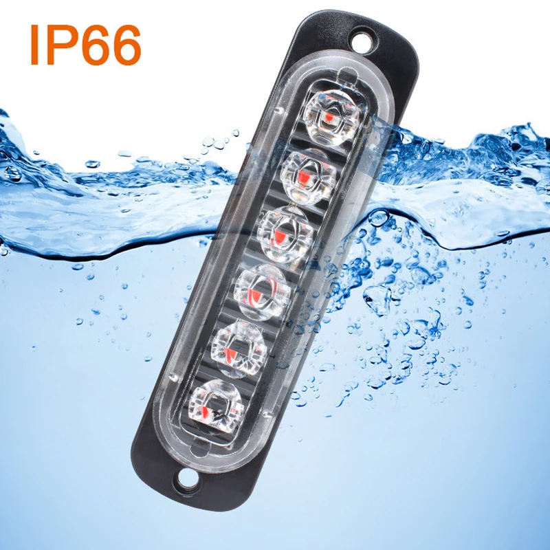 Justech Luci Lampeggianti 30 LED Luce Stroboscopica D'avvertimento 12