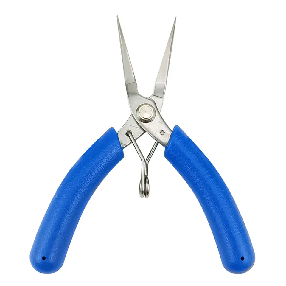 118MM/4.6IN Needle Nose Pliers, Precision Long Nose Pliers for Jewelry Making, Electronics Repair, Wire Cutting, Hand Tool image 7