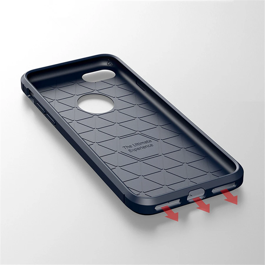 Ultra Thin TPU Silicone Carbon Fiber Phone Case Cover