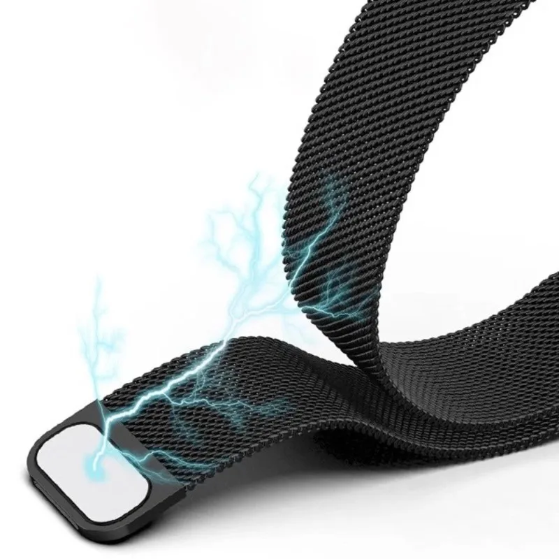 Magnetic Stainless Steel Replacement Watch Strap, Adjustable Metal Band