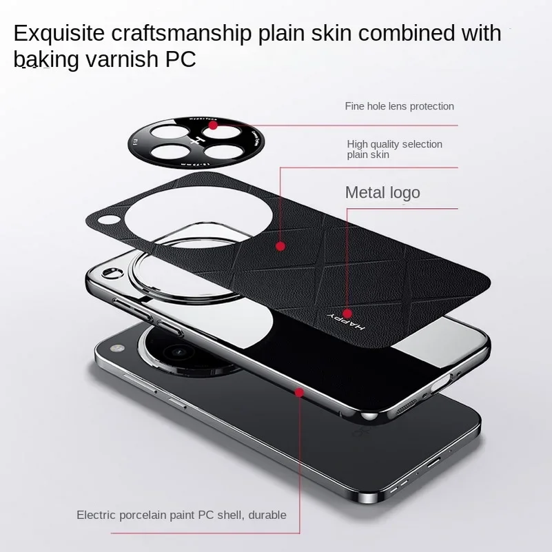 Luxury Plating Leather All-in-One Lattice Pattern Shockproof PU Case