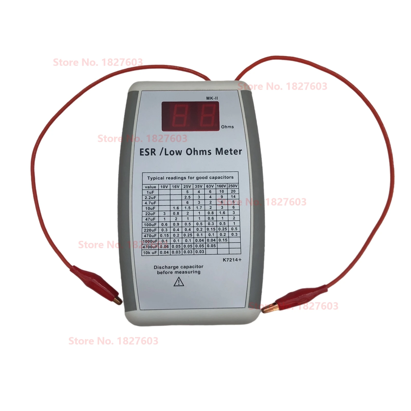 K7214+ Esr Meter Classic Circuit Same As Blue Esr Meter, Evb Esr Meter