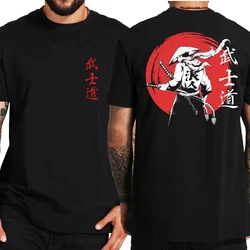 Japanese Bushido Spirit Graphic Men's T-shirt Samurai 3d Print Cool Street Hip Hop T Shirts Men Clothing Streetwear Short Sleeve