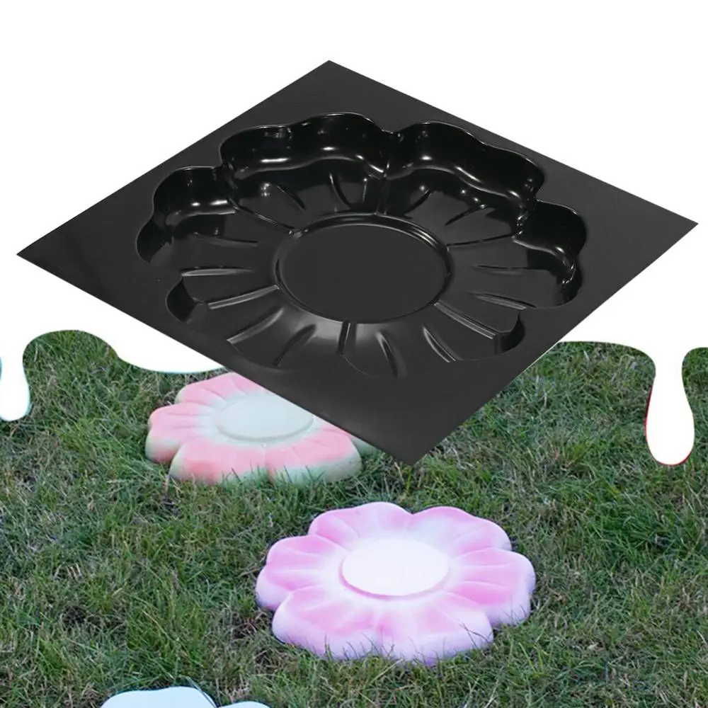 Decorative DIY Garden Pavement Flower Shaped Stepping Stone Mold Mould Tool