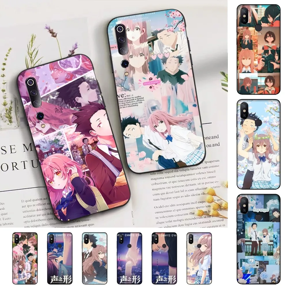 

Shape Of Voice Anime Phone Case For Xiaomi Mi 5X 8 9 10 11 12 lite pro 10T PocoX3pro PocoM3 Note 10 pro lite