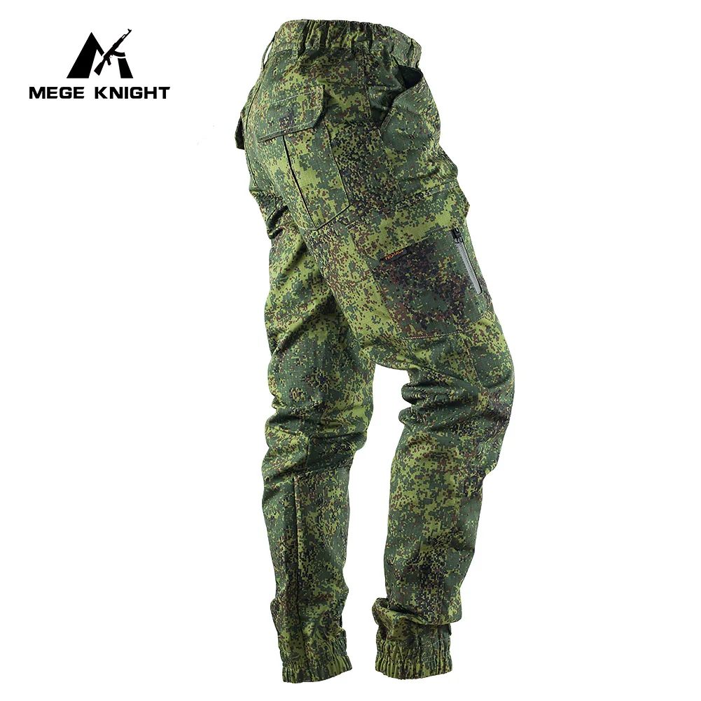 Men Trousers Mege Tactical Cargo Pants Joggers Outdoor Ripstop Working Hiking Hunting Trousers Men's Streetwear