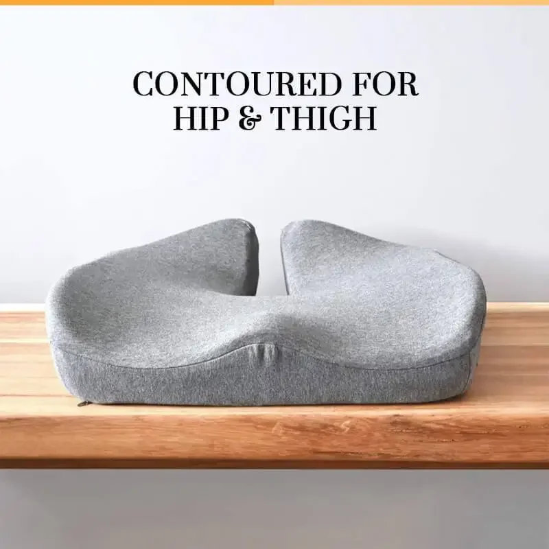Pressure Relief Seat Cushion Back Pain Orthopedic Therapy Car Office Chair Wheelchair Support Tailbone Sciatica Relief Artifact 5