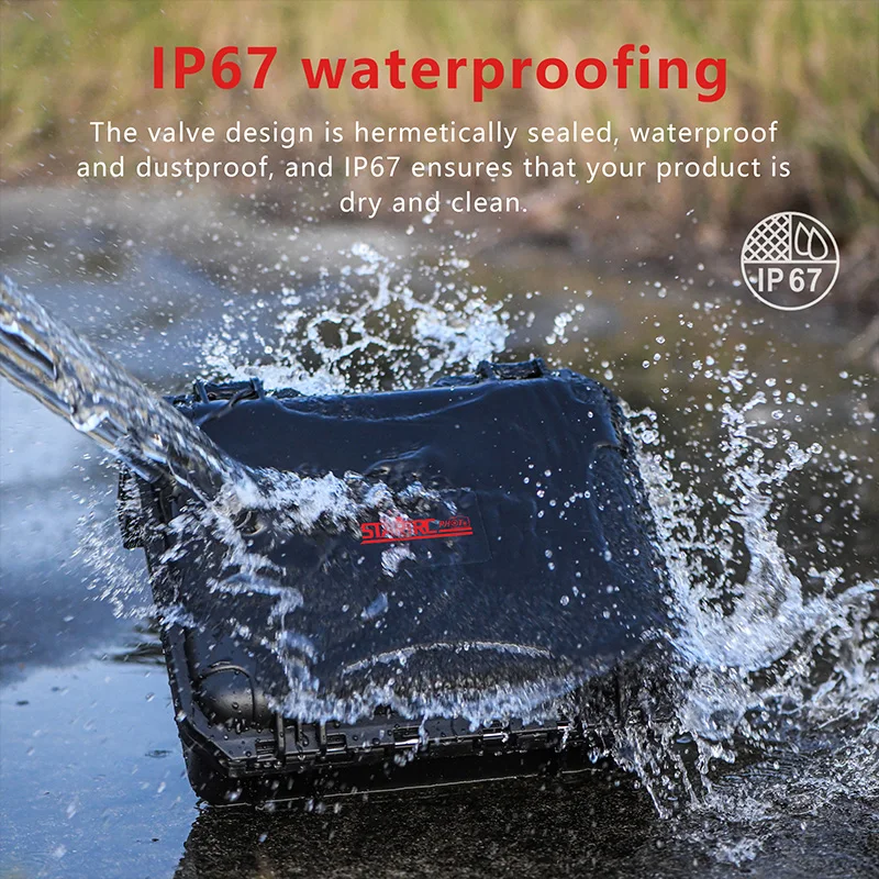For GoPro Hero 13 12 11 10 9 camera carrying case 2-Layers Hard Waterproof Storage Box Large Capacity Camera Accessories Suitcase