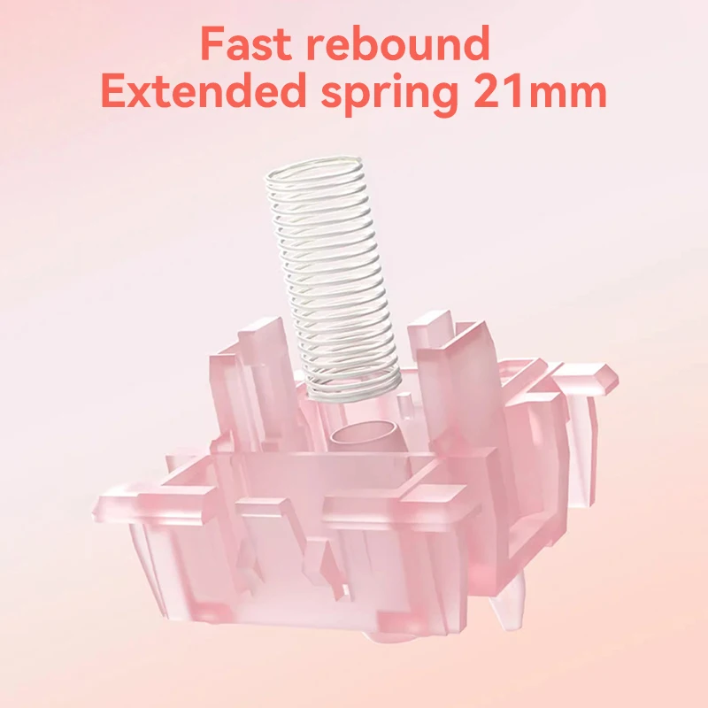 Mechanical Linear Tactile Keyboard, V3 Keyboard, Hot Swap, DIY Key Switch, 5Pin, PA66, Pre-Lubed POM