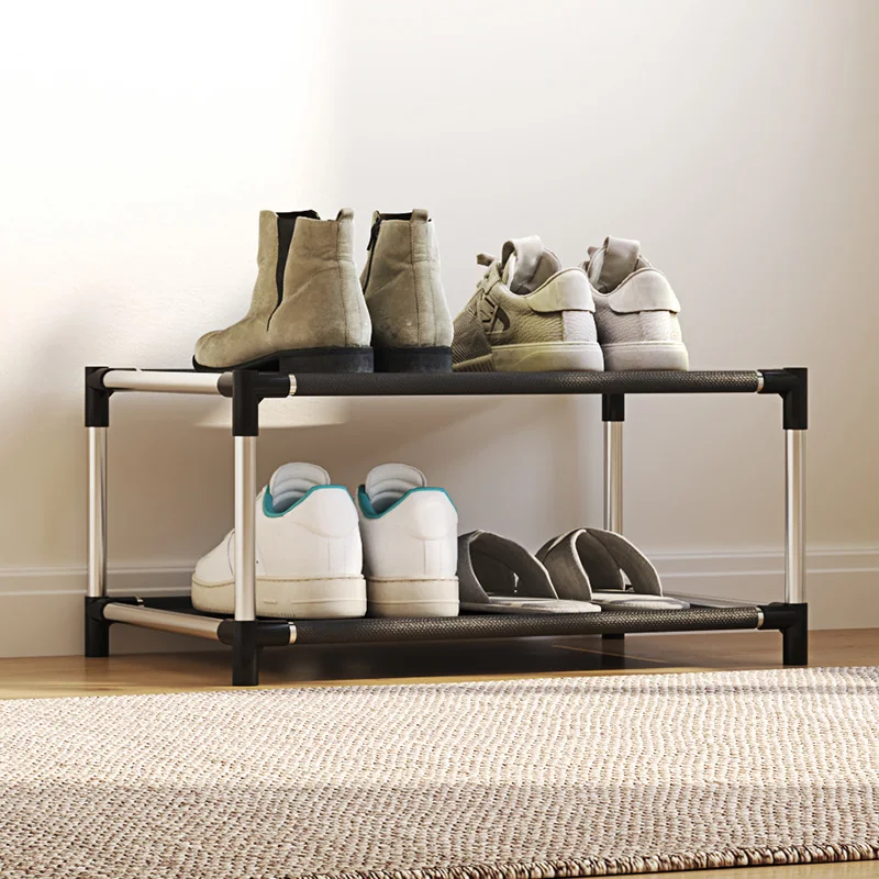 2-layer simple shoe rack easy to assemble and space saving design perfect for entrances bedrooms etc 1 pc shoe rack shoe organizer