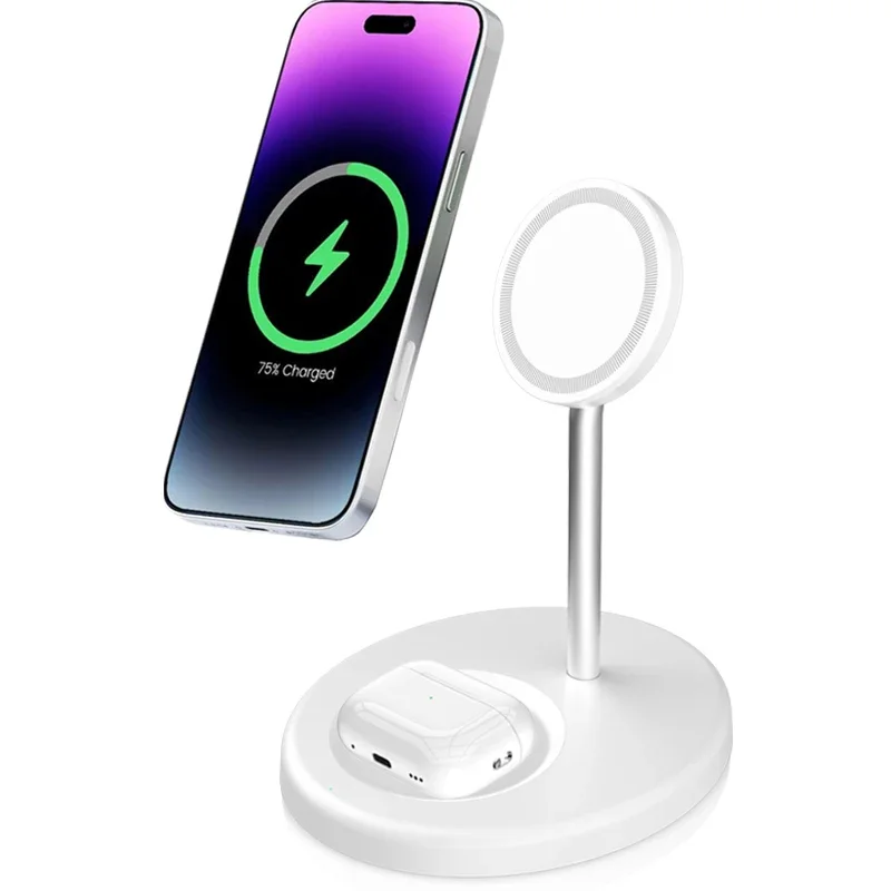 Enhanced Magnetic Wireless Charger Stand for Efficient Fast Charging