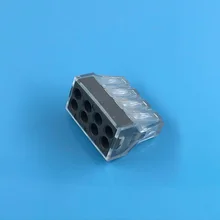 

10PCS 773 Quick Connectors 8 Port Terminal Block Push-in Wire Connector