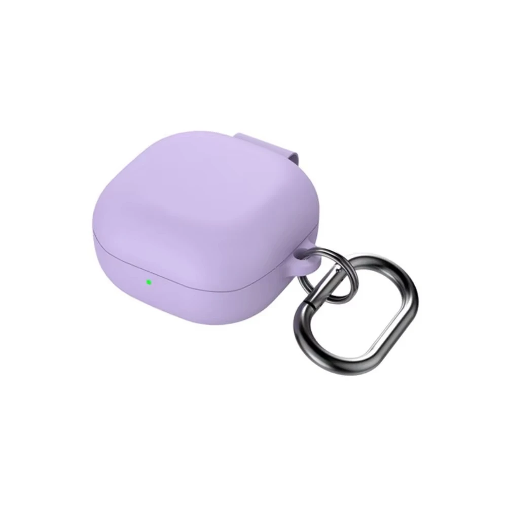 Solid Color Silicone Protective Case with Hook - Anti-Scratch Headphone Shell Cover