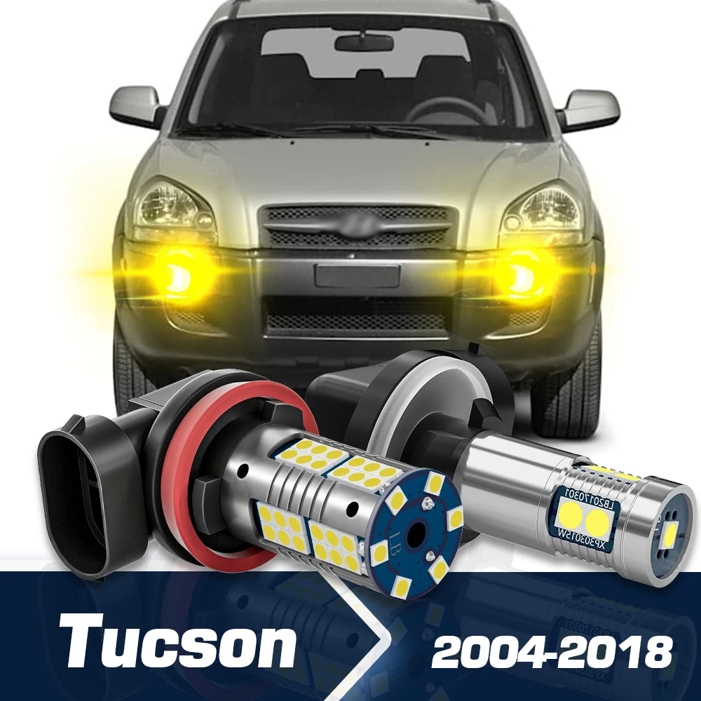 

Fog Light 2pcs LED Canbus Accessories For Hyundai Tucson 2004-2018 2006 2007 2008 2009 2010 2011 2012 2013 2014 2015 2016 2017