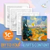 Van Gogh Colouring Book - 30 Sheet Adult Colouring Book, 100gsm8.3x 8.3 inch, Drawing Book, Birthday Gift, Holiday Party Gift 6
