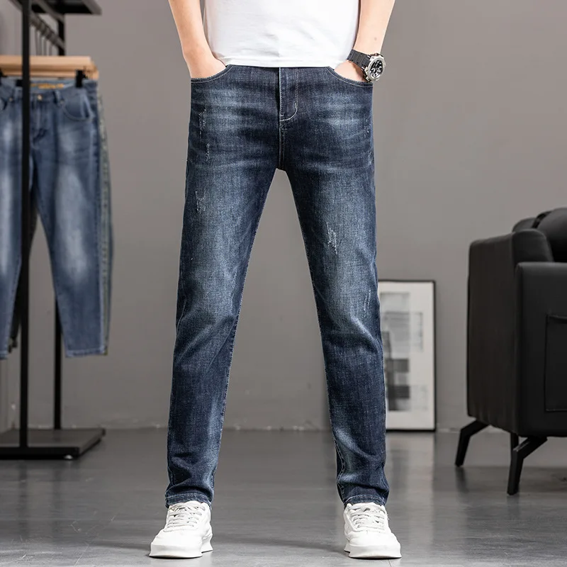 New Jeans Men's Spring And Autumn Tide Brand New Loose Small Straight