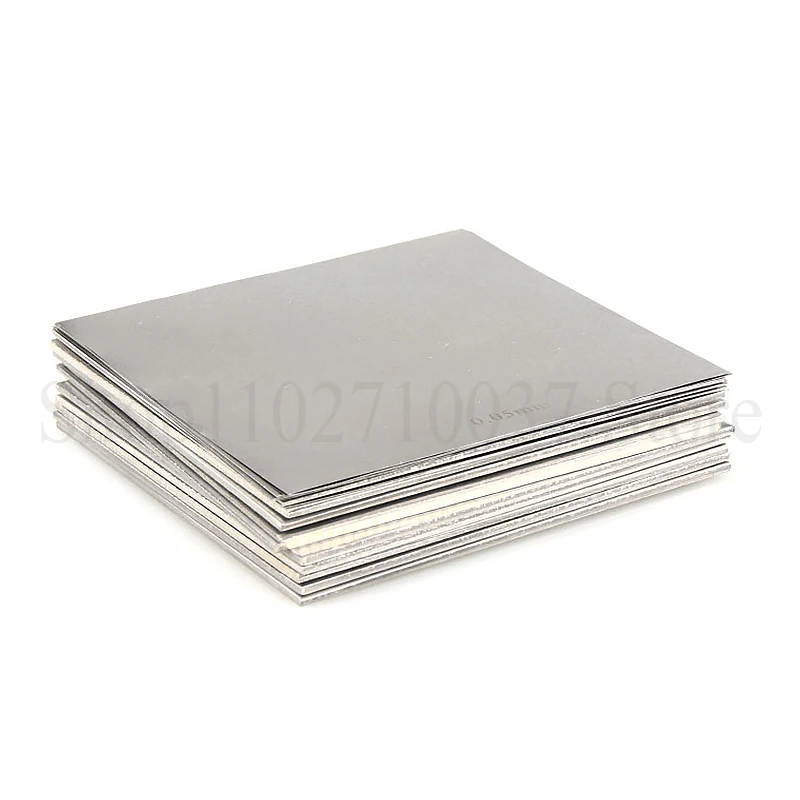 1PCS Precision 301 Stainless Steel Plate Thickness=0.01-1mm Width=100/200/300mm Steel Sheet Polished Plate Metal Foil Plate