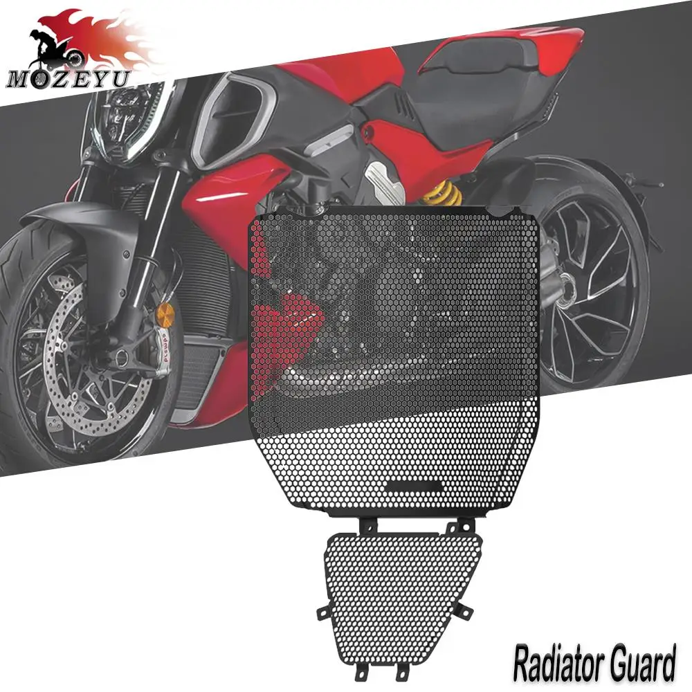 Moto Diavel V4 Protezione Radiatore Griglia Griglia Copertura Radiatore Olio Protezione Protezione Protezione Per Ducati Diavel V4 2023 2024