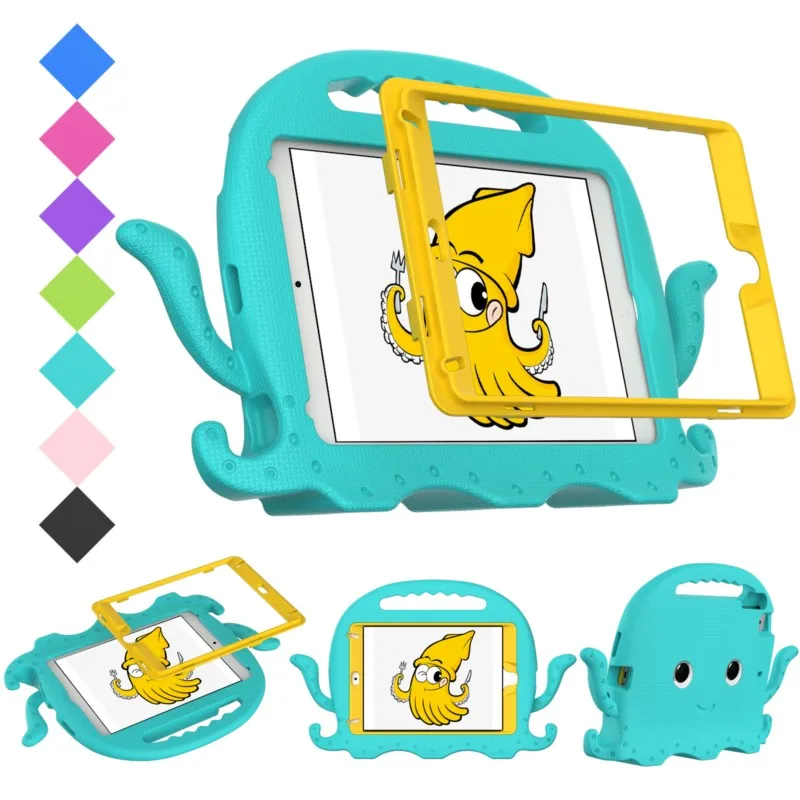 Octopuses EVA Kids Shockproof Tablet Cover