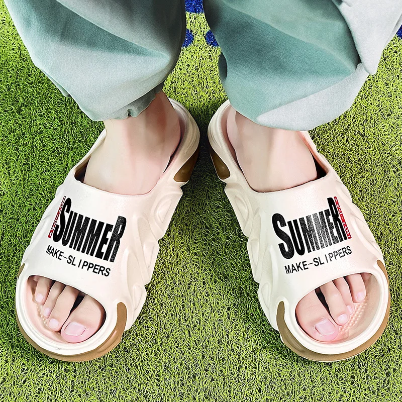 Slip Slippers for Men Αντιολισθητικές sliders Soft Foam Slipper για εσωτερικούς χώρους εξωτερικού χώρου με χοντρή σόλα_voghion.com