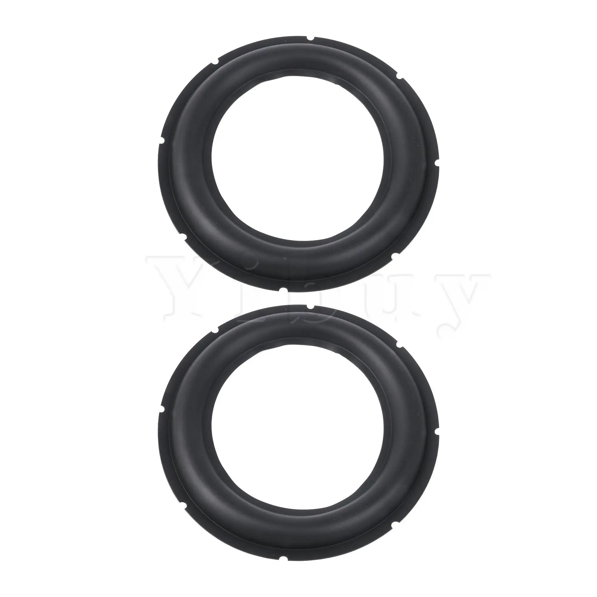 

Yibuy, черные 10-дюймовые перфорированные кольца с сабвуфером для украшения «сделай сам», 2 шт.