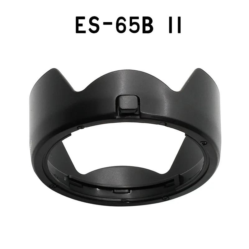 Pare-Soleil Canon ES-71II Remplacement - Pour Objectif EF 50mm F/1.4 USM, Fixation Inversible, Noir