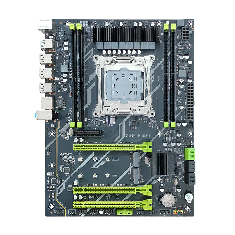Desktop Motherboard para pc Gaming Placa Mãe Combo Computador Mainboard 128gb Canais Ddr4 Lga2011 X99