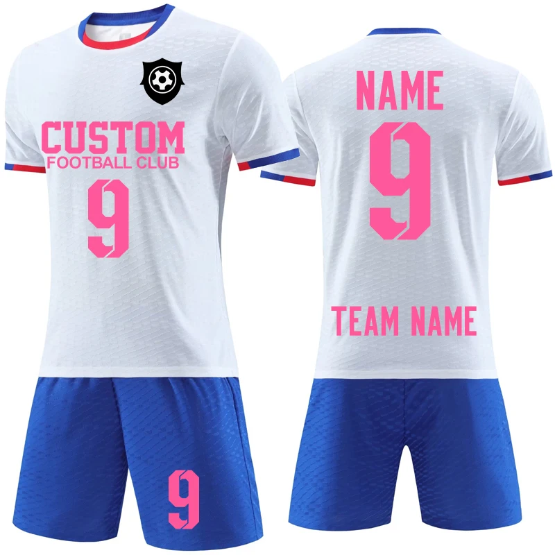 Kids Adult Football Training Uniform Premium Material Soccer Match Football Jersey For Team New Designs