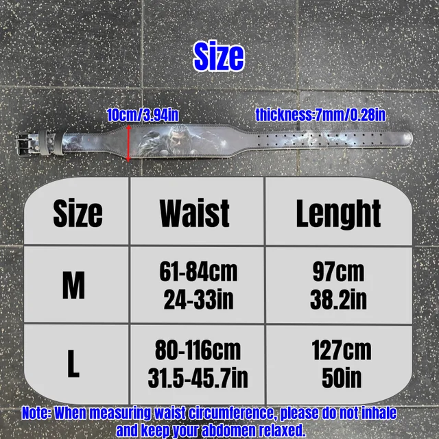 Eyes of Destruction Weightlifting Belt Competition Level Fitness Belt W/ Waist Padding for Men Women Gym Belt for Waist Support 3