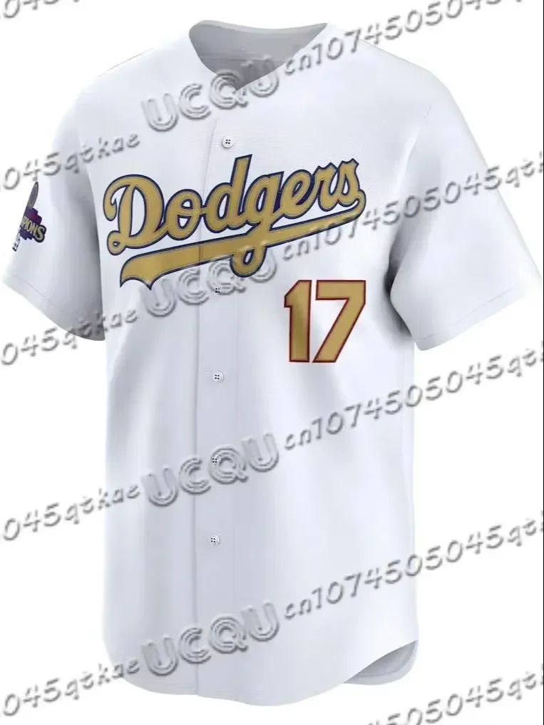 Summer Women's Los Angeles NO.17 Print Baseball Jersey Quick Drying Men's Short Sleeve Casual Button Streetwear Sport Top