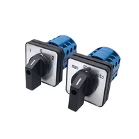 Electric 3/4 Position 12Terminals Rotary Cam Changeover Switch 500V 20A LW28-20 1