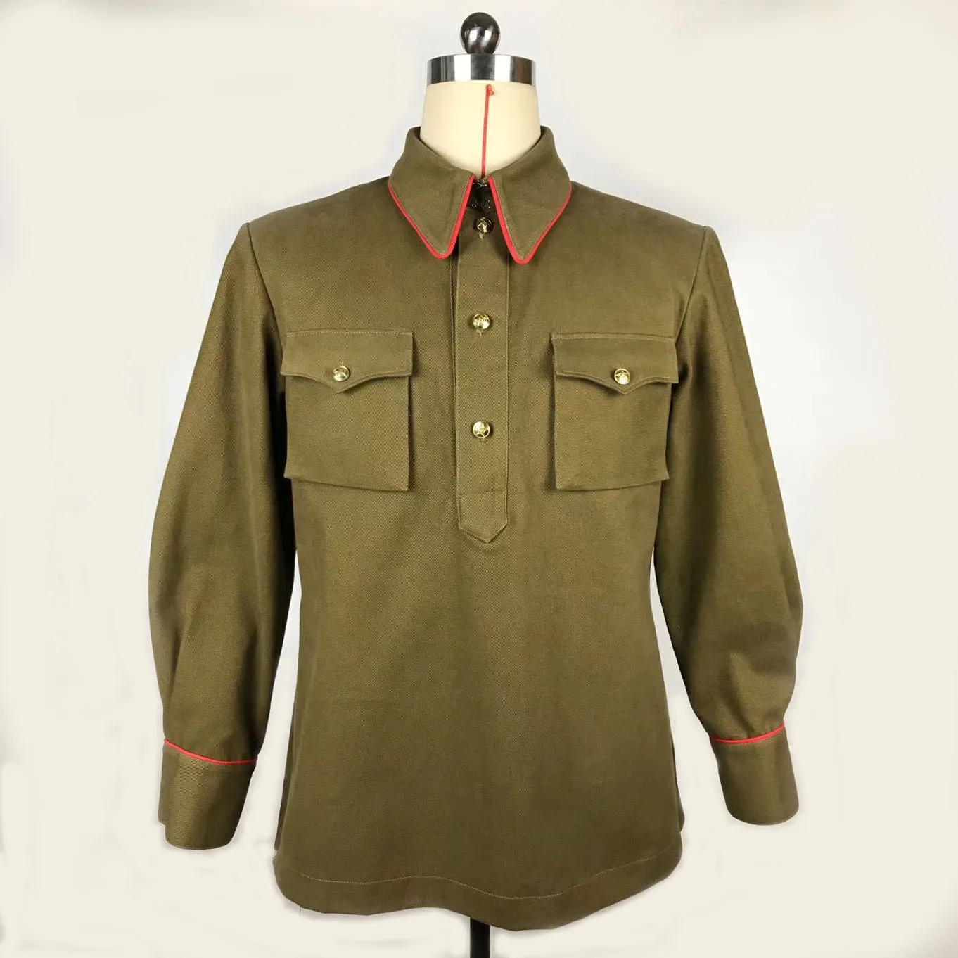 Soviet Political Commissar Pullover Uniform Men Spring