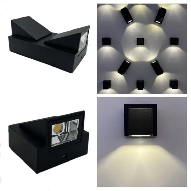 

Black Decor Led Wall Lamp Ip65 Waterproof Led Wall Decor Creative Lamp For Living Room Stairs Corridor Modern Simple Fashion