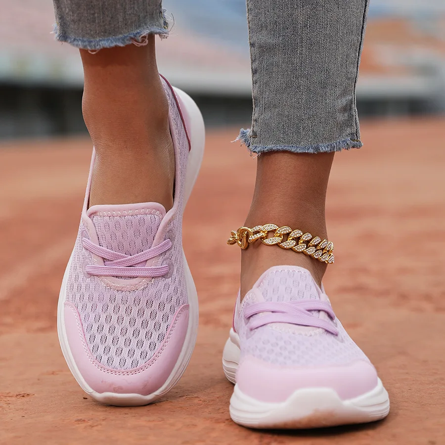 Breathable Womens Summer Sneakers - Lightweight Casual Running Shoes