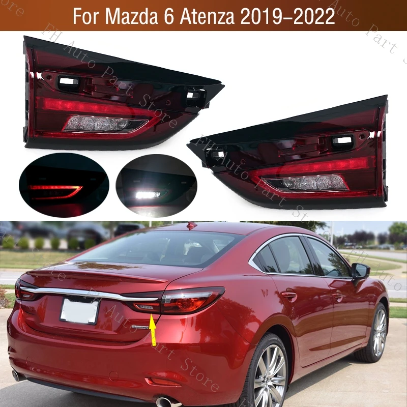 LH For Mazda 6 ATENZA 2018 2019 2020 2021 22 Tail Light Rear Brake Stop  Taillamp